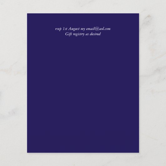 BUDGET Nautical Sailing Hochzeit in Urlaubsort lad (Rückseite)