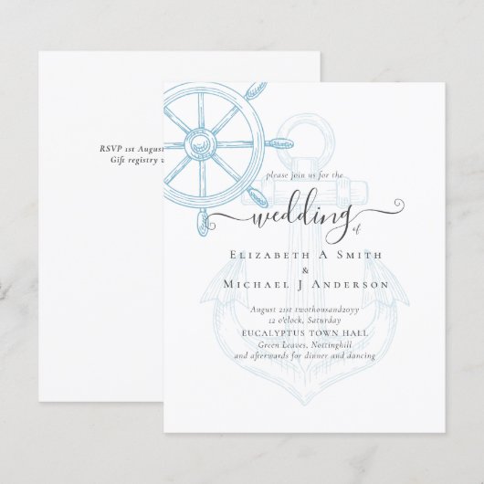 BUDGET Nautical Ships Wheding (Vorne/Hinten)