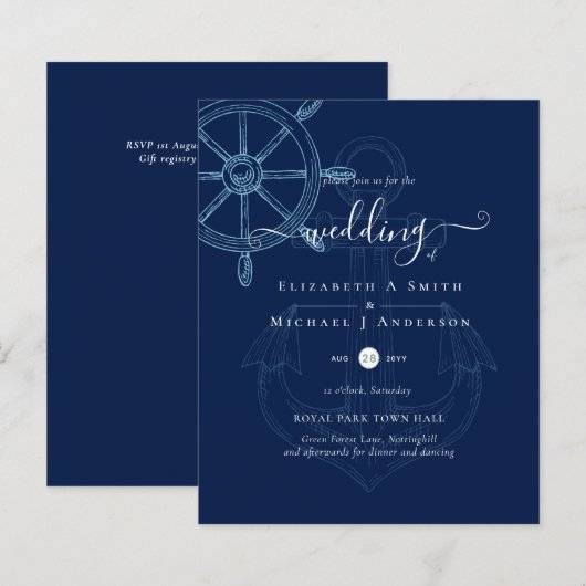 BUDGET Nautical Ships Wheding (Vorne/Hinten)