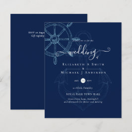 BUDGET Nautical Ships Wheding