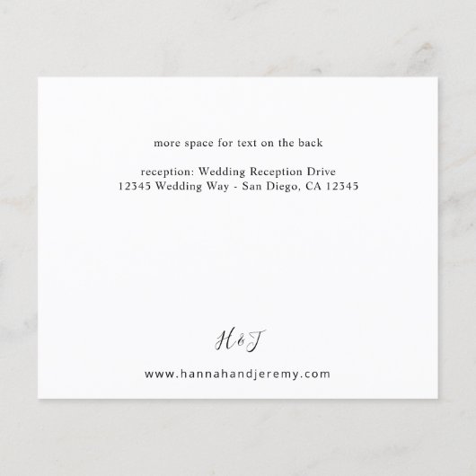 Budget Navy Blue, Burgund & Peach Floral Details (Rückseite)