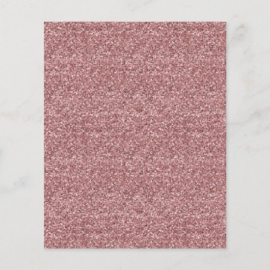 BUDGET Navy Blue Rose Gold Glitzer Hochzeit (Rückseite)