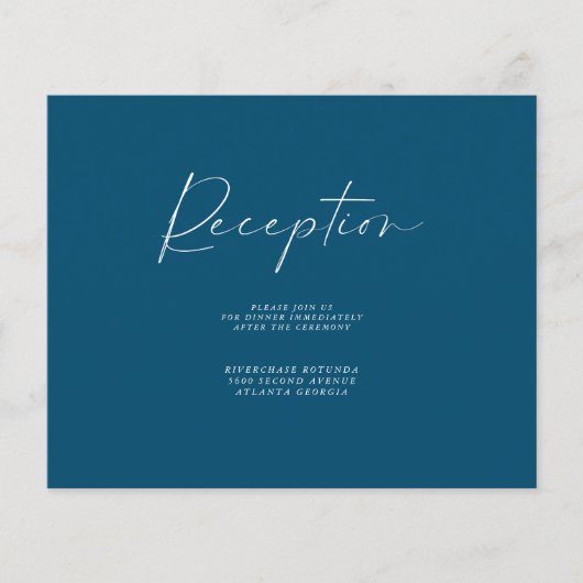 Budget Navy Empfang Information Insert Flyer (Vorne)