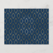 Budget Navy Gold 3 Foto Abschluss Celebration (Rückseite)