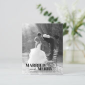 Budget Neu verheiratete Verheiratete und frohe Wei (Stehend Vorderseite)