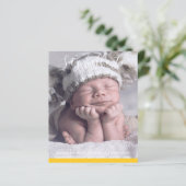 BUDGET Neue Baby FOTO Ankündigung Custom (Stehend Vorderseite)