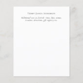 BUDGET Neue Baby FOTO Ankündigung Custom (Rückseite)