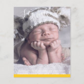 BUDGET Neue Baby FOTO Ankündigung Custom (Vorderseite)