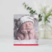 BUDGET Neue Baby FOTO Ankündigung Custom (Stehend Vorderseite)