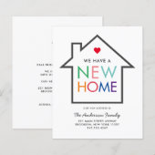 Budget Neue Zuhause Ändern der Adressenbewegungska (Vorne/Hinten)