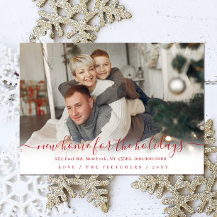 Budget Neue Zuhause für Holidays Foto Card