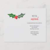 Budget Neue Zuhause für Holidays Foto Moving Card (Rückseite)