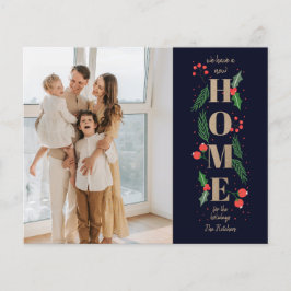 Budget Neue Zuhause für Holidays Foto Moving Card