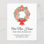 Budget Neue Zuhause Holiday Moving Ankündigung (Vorderseite)