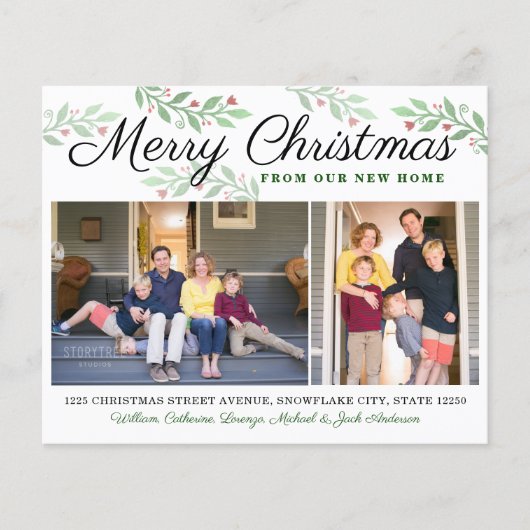 Budget Neue Zuhause Weihnachten 2 Foto Feiertage B (Vorderseite)