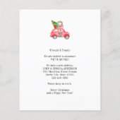 Budget Neujahr Zuhause Weihnachtsreise-Bewegung (Rückseite)