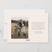 Budget Neutral Moderne Wavy Zwei Foto Weihnachten (Rückseite)