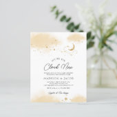 BUDGET Neutral wir sind auf Cloud Nine Baby Dusche (Stehend Vorderseite)