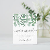 Budget New Address Eucalyptus Moving Ankündigung (Stehend Vorderseite)