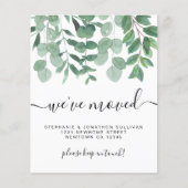 Budget New Address Eucalyptus Moving Ankündigung (Vorderseite)