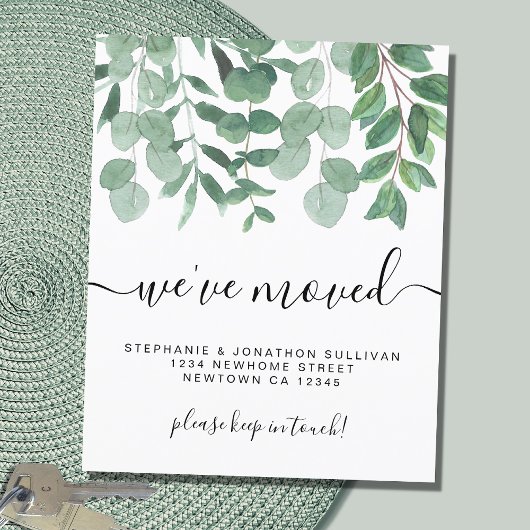 Budget New Address Eucalyptus Moving Ankündigung