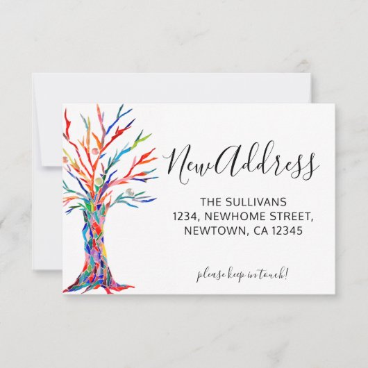 Budget New Address Mouncement Ankündigung Mini-Kar (Vorderseite)