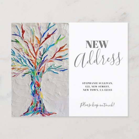 Budget New Address Moving Announcement Card (Vorderseite)