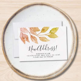 Budget New Address Moving Announcement Card Mitteilungskarte