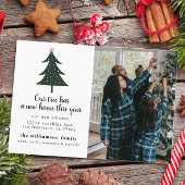 Budget New Address Weve Moving Foto Weihnachtskart