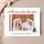 Budget New Baby Announction Foto Weihnachtskarte<br><div class="desc">Ankündigen Sie die Ankunft der neuesten Ergänzung Ihrer Familie mit dieser Weihnachtskarte für das süße Foto. Personalisieren Sie Ihre Babys mit 1 Foto auf der Vorderseite und 3 Fotos auf der Rückseite zusammen mit allen Informationen über den Geburtsstatus. Besuchen Sie meine Weihnachts-Kartensammlung um alle Möglichkeiten der Urlaubskarte zu sehen.</div>