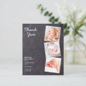 Budget New Baby Foto Chalkboard Dusche Vielen Dank (Stehend Vorderseite)