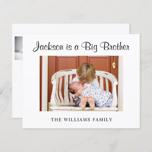 Budget New Baby Foto Geburtserklärung (Vorne/Hinten)