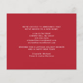 Budget New Home Red Cardinal Holiday Announcement (Rückseite)