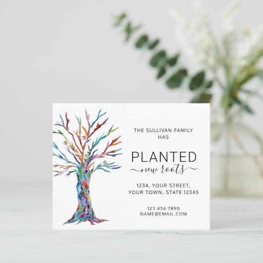 Budget New Roots Tree Moving Ankündigung (Stehend Vorderseite)