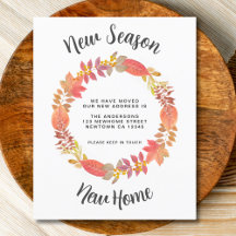 Budget New Season New Zuhause Moving Ankündigung