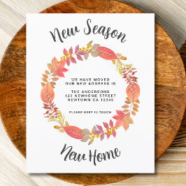 Budget New Season New Zuhause Moving Ankündigung