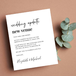 Budget New Wedding Veranstaltungsort Ankündigung