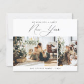Budget New Year Foto Card | Neues Jahr (Vorderseite)
