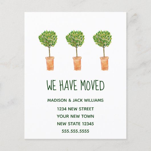 Budget New Zuhause | Änderung der Anschrift | Umzu (Vorderseite)