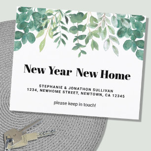 Budget New Zuhause Moving Announcement Card