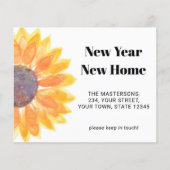 Budget New Zuhause Sunflower Announccard (Vorderseite)