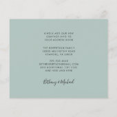 Budget New Zuhause Sweet Zuhause Moving Ankündigun (Rückseite)