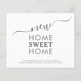 Budget New Zuhause Sweet Zuhause Moving Ankündigun