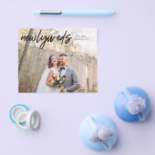 Budget Newlyweds Horiz 1B Foto Hochzeitsempfang Flyer (Einzeln)