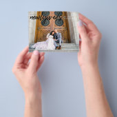 Budget Newlyweds Horiz 3B Foto Hochzeitsempfang Flyer (Gruppe)