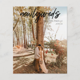 Budget Newlywings 1 Foto B Hochzeitsempfang Flyer