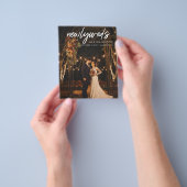 Budget Newlywings 1 Foto W Wedding Reception Flyer (Gruppe)