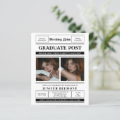 BUDGET Newspaper 2 Foto Graduation Party (Stehend Vorderseite)