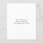 BUDGET nicht so leise Nächte Baby Foto Card (Rückseite)