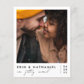 Budget Nichts Extravagant nur Liebe Retro Hochzeit (Rückseite)